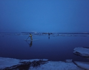 Ребенок на льдине