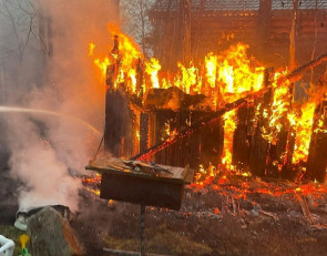 Пожар в Сосновом Бору