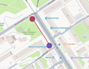 схема движения в Петрозаводске