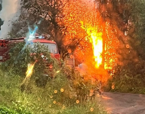 Пожар в Сортавале