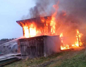 Пожар в Сумском