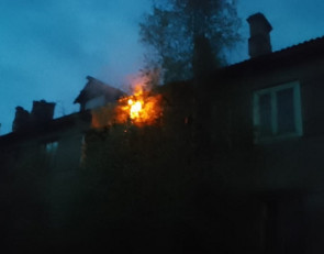 Пожар в Суоярви