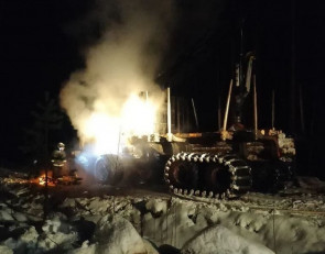 Пожар в лесу