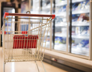 Тележка в магазине