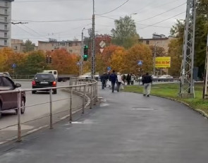 Отремонтированный тротуар