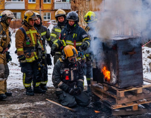 Учения пожарных