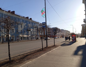 весенний вечер в городе