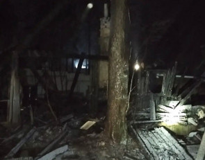 Пожар в Воломе