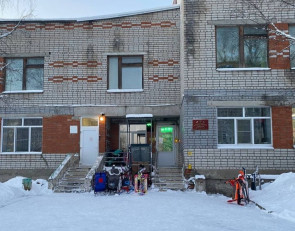 Лоухский детский сад зимой