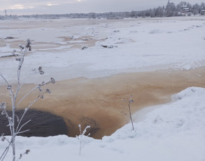Желтая вода в Кеми