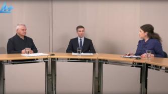 Меньшиков и Ханцевич в студии