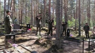 почетный караул у могилы