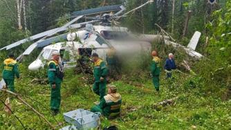 Жесткая посадка вертолета