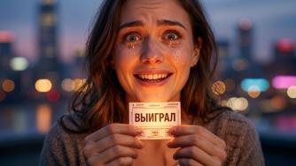 выиграла в лотерею