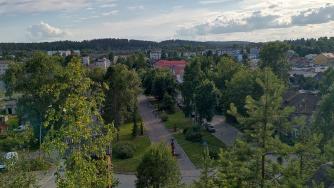 вид на город лахденпохья