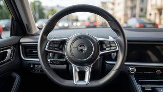 руль в автомобиле