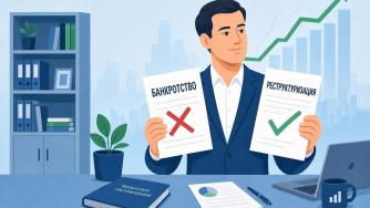 иллюстрация по теме: реструктуризация и банкротство