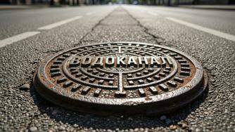 крышка колодца на проезжей части
