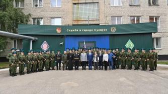 молодые пограничники в Суоярви