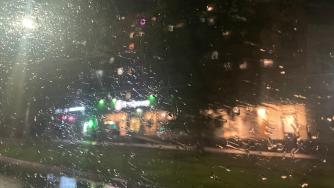 дождливый вечер в городе