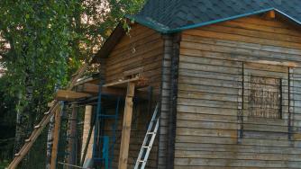 Новая часовня в деревне Савиново