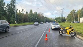 мотоцикл попал в дтп