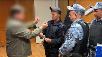 Задержание мужчины