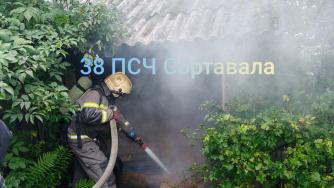 Пожар в Заозерном