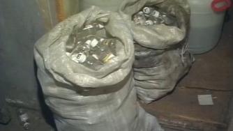 мешки с бутылками