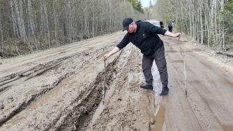 Дорога в Медвежьегорском районе 