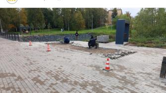 ремонт в парке
