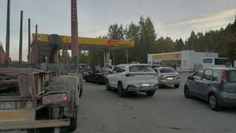 очередь АЗС