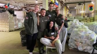 Молодые добровольцы в Курской области