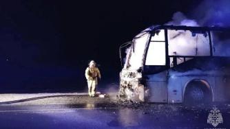 Пожар в автобусе