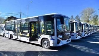 парк новых автобусов
