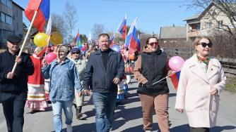 1 мая в карельском селе прошла демонстрация