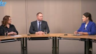 Федоричев и Гуменникова в студии