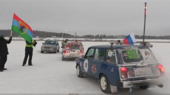 Гонки на льду в Карелии
