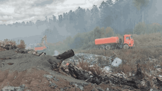 тление на полигоне в Кондопоге