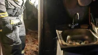 Пожар в Кемском округе
