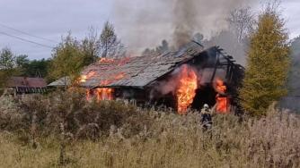 Пожар в Кестеньге
