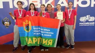 Легкоатлетки лицея №40