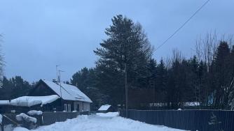 Улица на окраине поселка Матросы