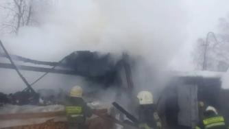 Пожар в Медвежьегорске