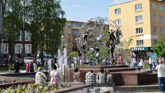 городской фонтан