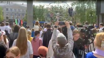 Открыли сезон фонтанов в Петрозаводске