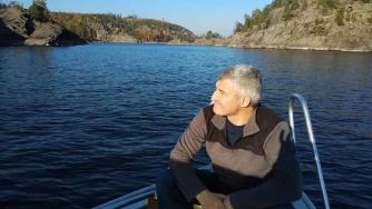 Парфенчиков на лодке