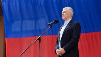 Парфенчиков на митинге
