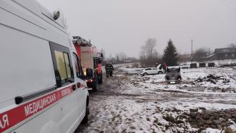 Перевернувшийся автомобиль