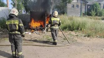пожар в Пудоже
